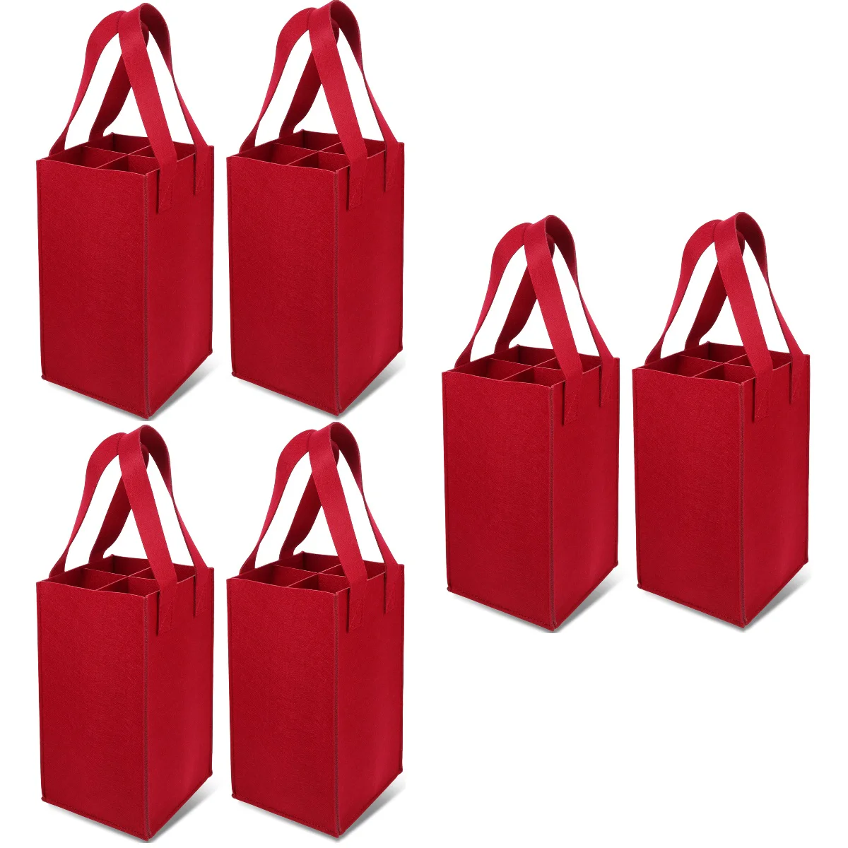 

6 Reusable Bag Portable Bottle Storage Bag Practical Bag Bag