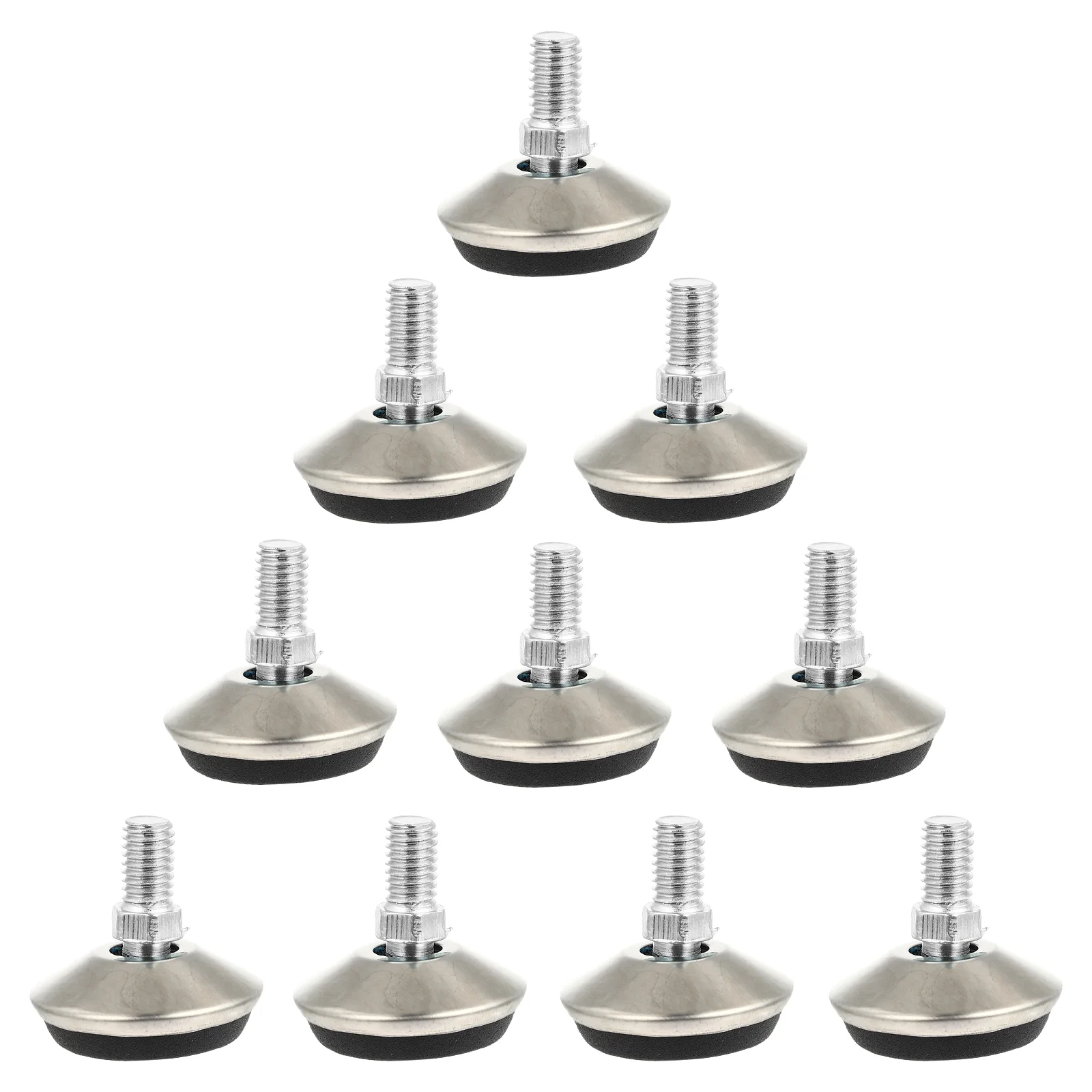 

10 Pcs Furniture Leg Straightener Swivel Leveler Feet Adjustable Desk Legs Tables Chairs Leveling Height adjustment foot