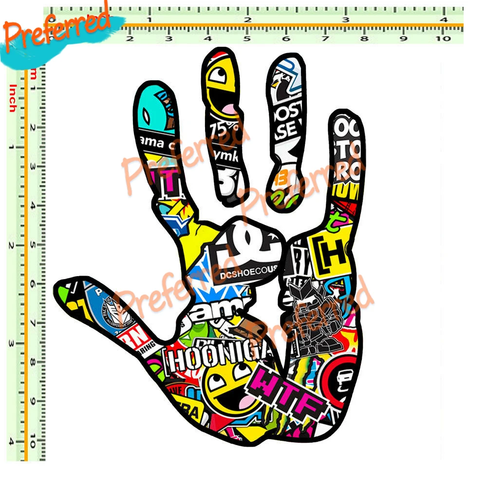 Наклейка на руку с клейким основанием | Автомобили и мотоциклы