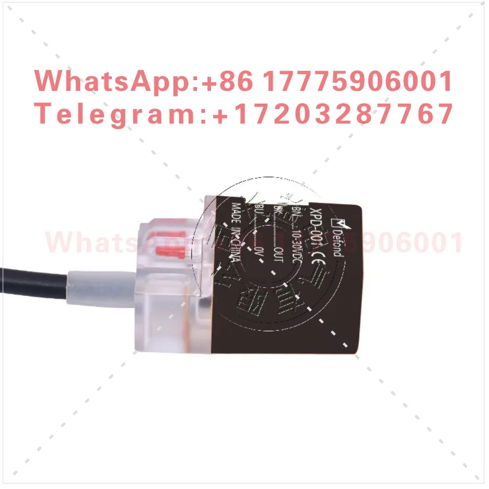 Фото Металлический индуктивный датчик приближения XPD-001 XPD-002, трехпроводной, NPN, нормально открытый, для постоянного тока
