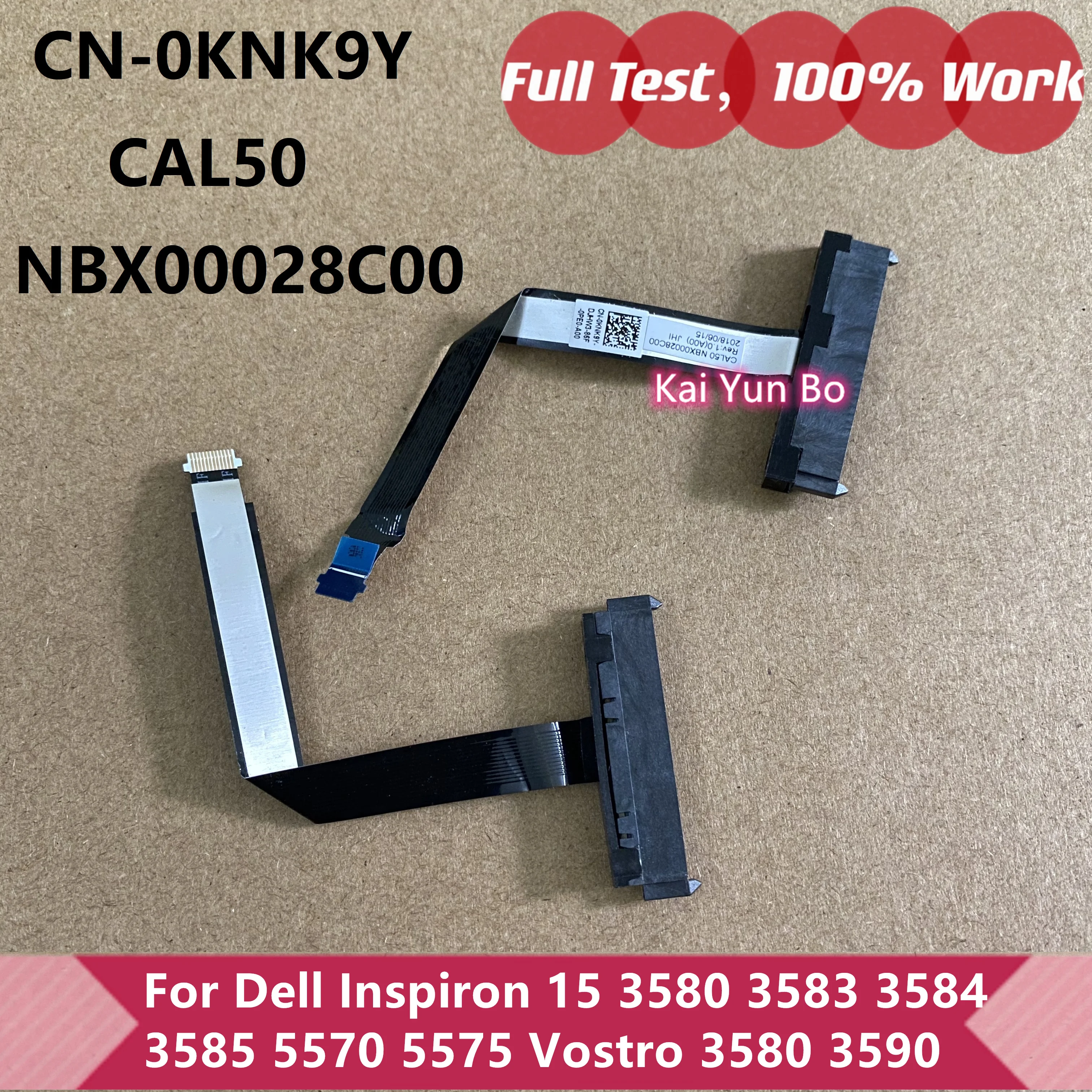 

Подлинный Dell Inspiron 15 3580 3583 3584 3585 5570 5575 Vostro 3580 3590 Ноутбук SSD HDD Жесткий диск Кабельный разъем KNK9Y 0KNK9Y CN-0KNK9Y Ноутбук CAL50 NBX00028C00