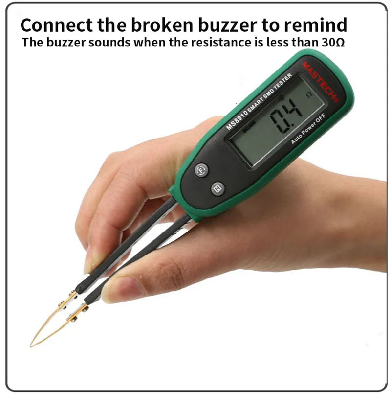 

Pointer Professional Smart Digital High Precision SMD Tester Auto Recognition Resistance Capacitance Diode Co Check Tools MS8910