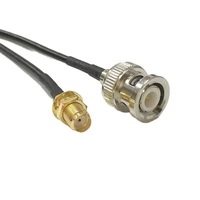 1pc rf coaxiale cable rg174 sma female jack nut to bnc male plug rg174 20cm 8 30cm50cm100cm adapter pigtail