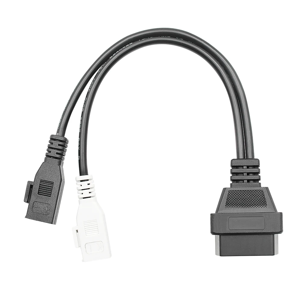 Фото Подходит для Audi: диагностический кабель OBD2 с 2x2 PIN на 16 PIN, адаптер-разъем VAG 2P+2P на OBD 2 (гнездо), VAG KKL. №5