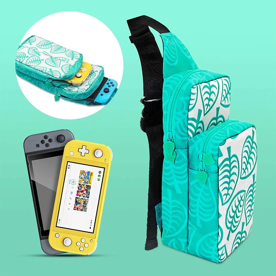 

Портативная сумка на плечо для Nintendo Switch, рюкзак для хранения, дорожная сумка, док-станция Joy-Con, аксессуары для Nintendo Switch