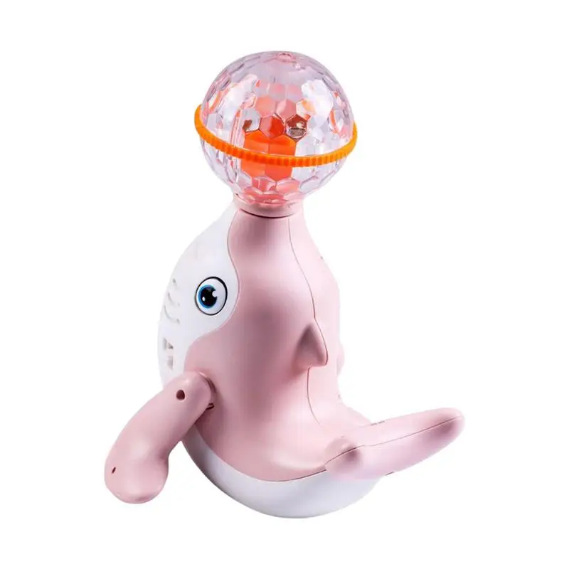 

Dolphin Bath Toy Baby Singing Dolphin With LED Ball Interactive Animal Dancing Whale Singing And Dancing Dolphin Luminous Whale