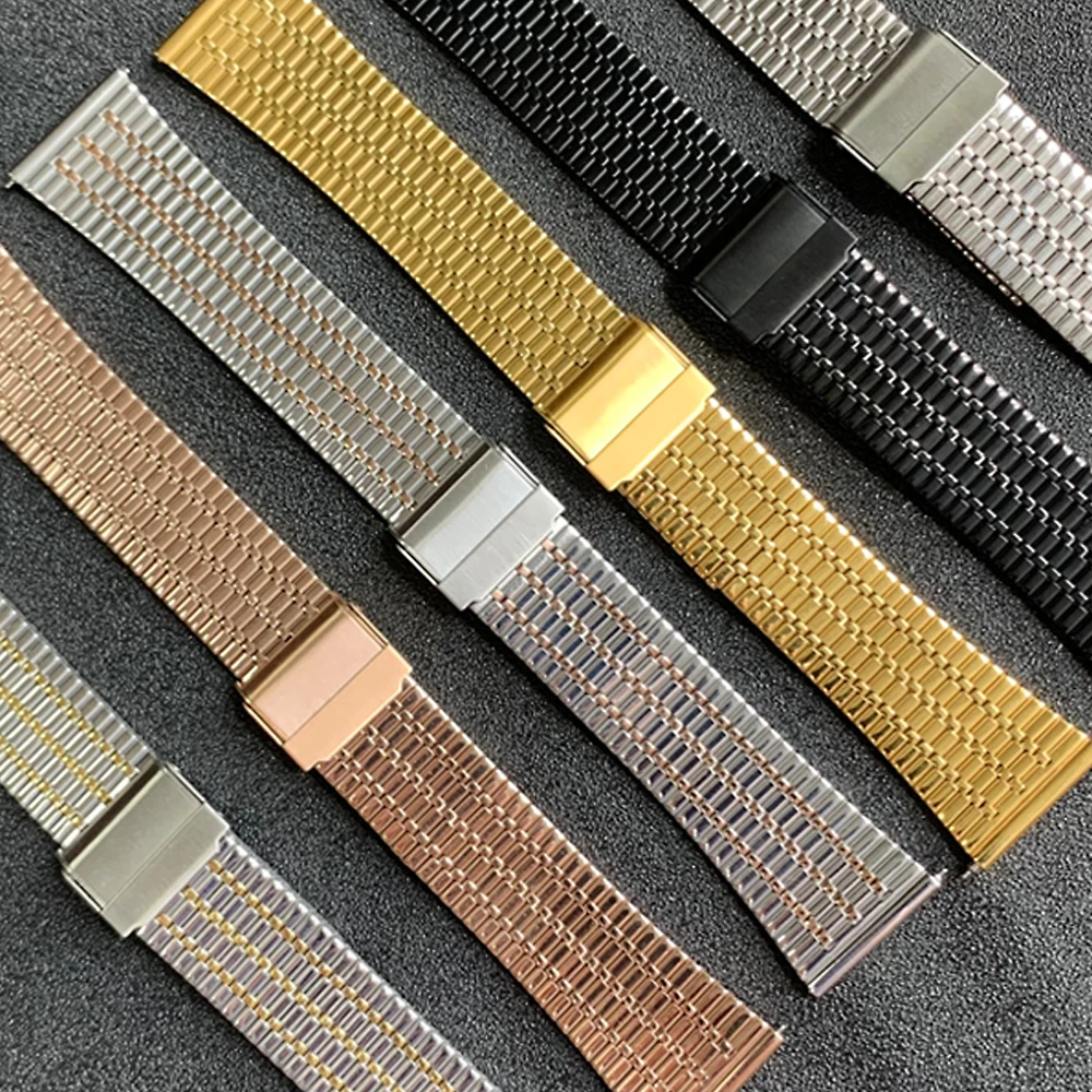 Ремешок металлический из нержавеющей стали для Amazfit GTR 4 / 3 Pro 2 2e браслет Mi Watch S1