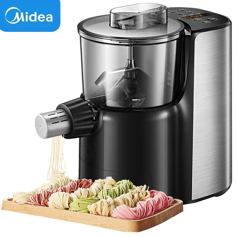 

Midea Noodle Maker 1.5L Electric Fully Automatic Multifunctional Noodle Maker 80rpm Stainless Steel Home Kitchen Appliances