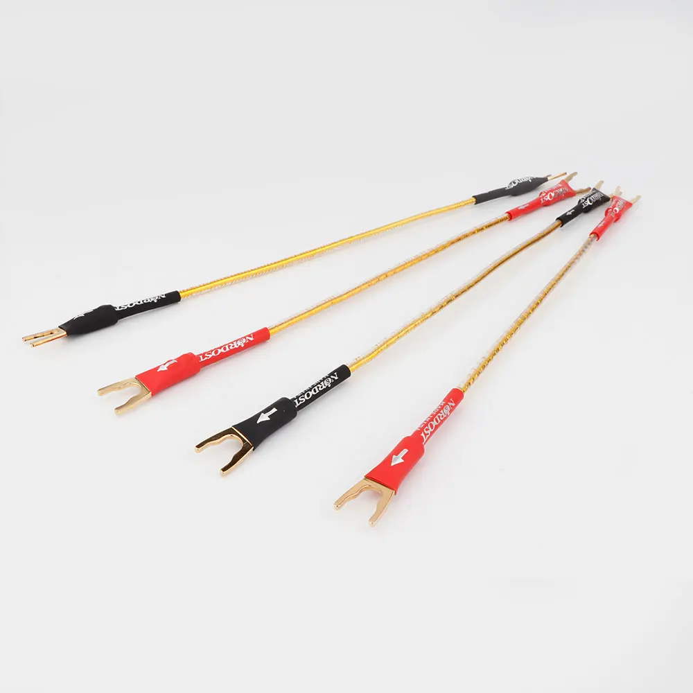 4 шт. кабель Nordost Odin Bridge золотой акустический посеребренная перемычка аудиокабель