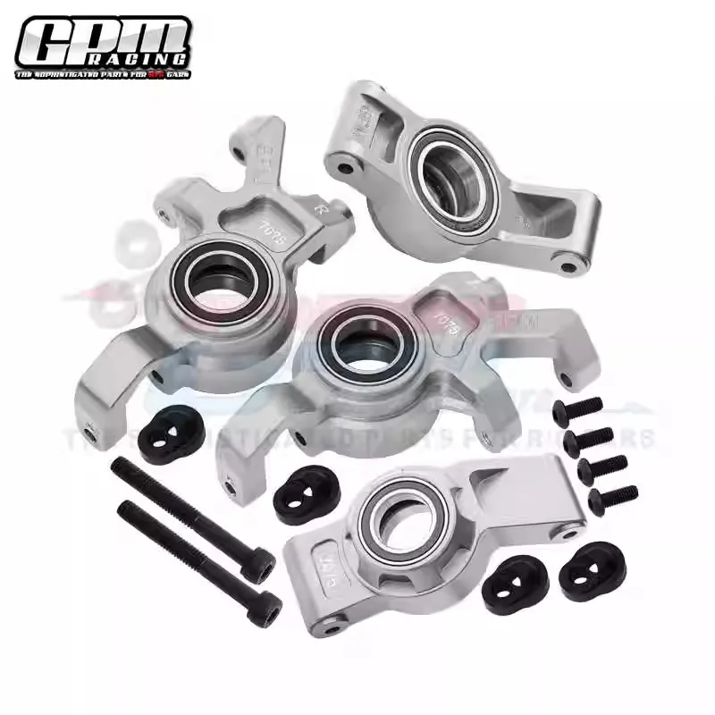 Передняя рулевая чаша GPM 7075 (большой подшипник) + Задняя тройной 7852 7737X для TRAXXAS X MAXX