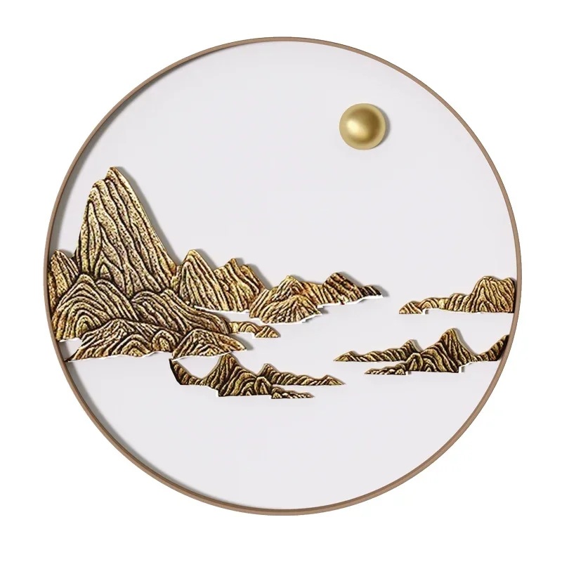 Роскошное железное украшение для гостиной дивана фон декоративная подвеска