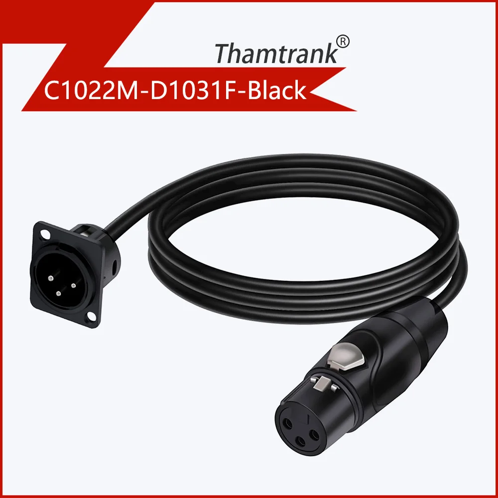 

Thamtrank C1021F-D1031M-Black XLR штекер/гнездо