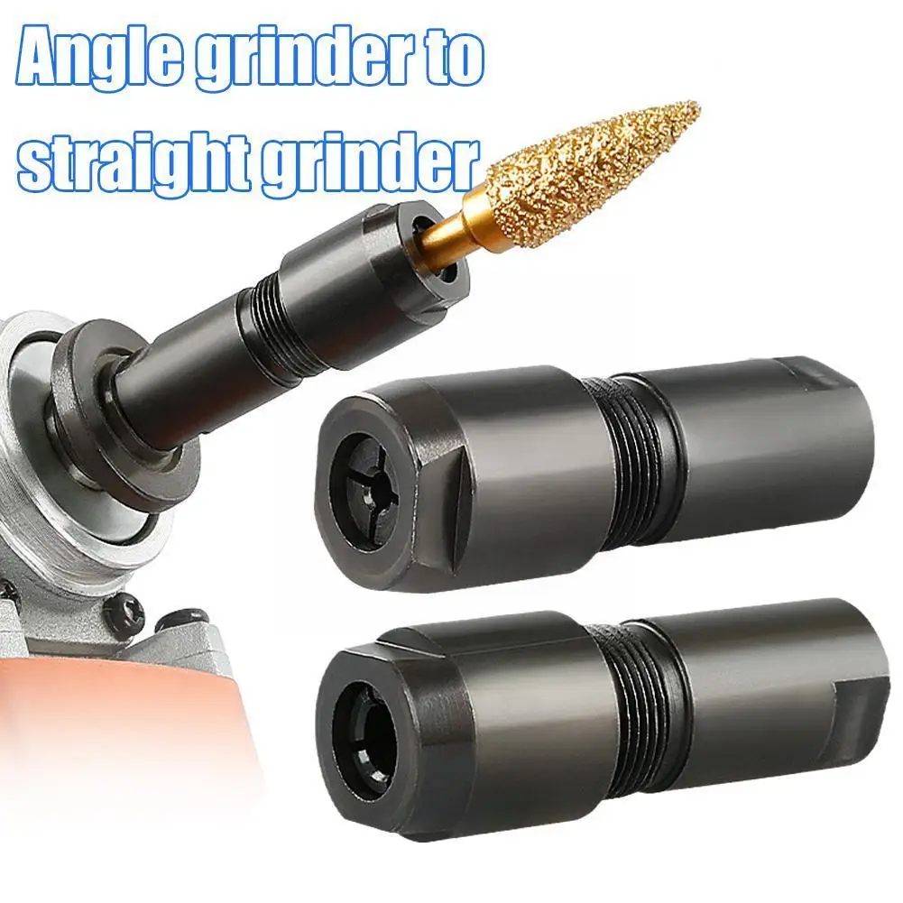 Угловая шлифовальная машина, модифицированный адаптер для прямой шлифовальной машины 3 мм 6 мм цанговый патрон для гравировального станка, адаптер для 100 типа M10 Threa Z8I1