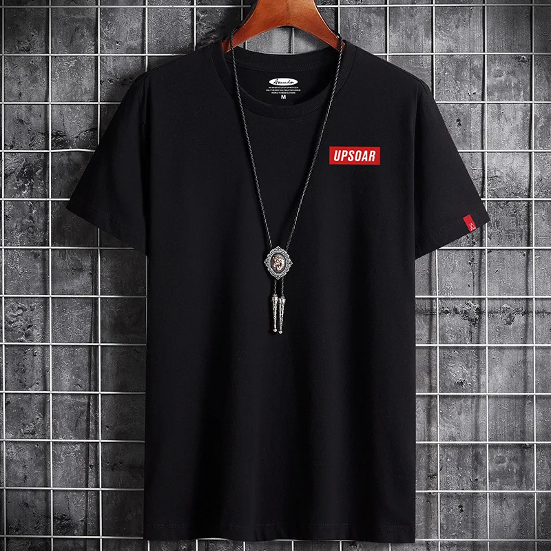 

2022 Fitness White O Neck Man T-shirt For Male Oversized Newest T Shirt for Men Clothing S-6XL New Men T-shirts Anime Goth Punk