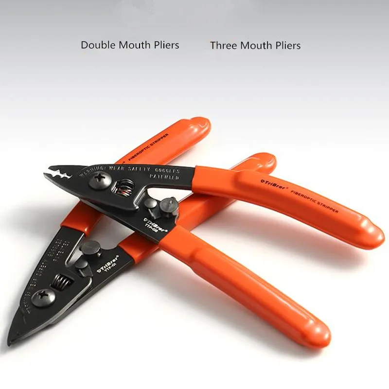 2 IN 1 TriBrer Miller TTP-01 fiber cable stripping pliers TTF-01 Dual-port stripper TTF-02 Three mouth strippers