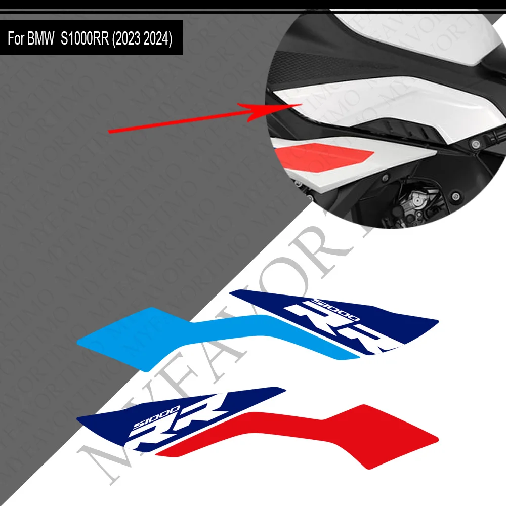 Фото Для BMW S1000RR S1000 RR S1000 аксессуары для мотоциклов, наклейка на бак, наклейка на корпус, защитная наклейка, комплект 2023 2024 №5