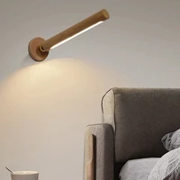 360%c2%b0 rotatable usb charging wood indoor wall light adjustable brightness touch switch corridor wall lights night led lamp