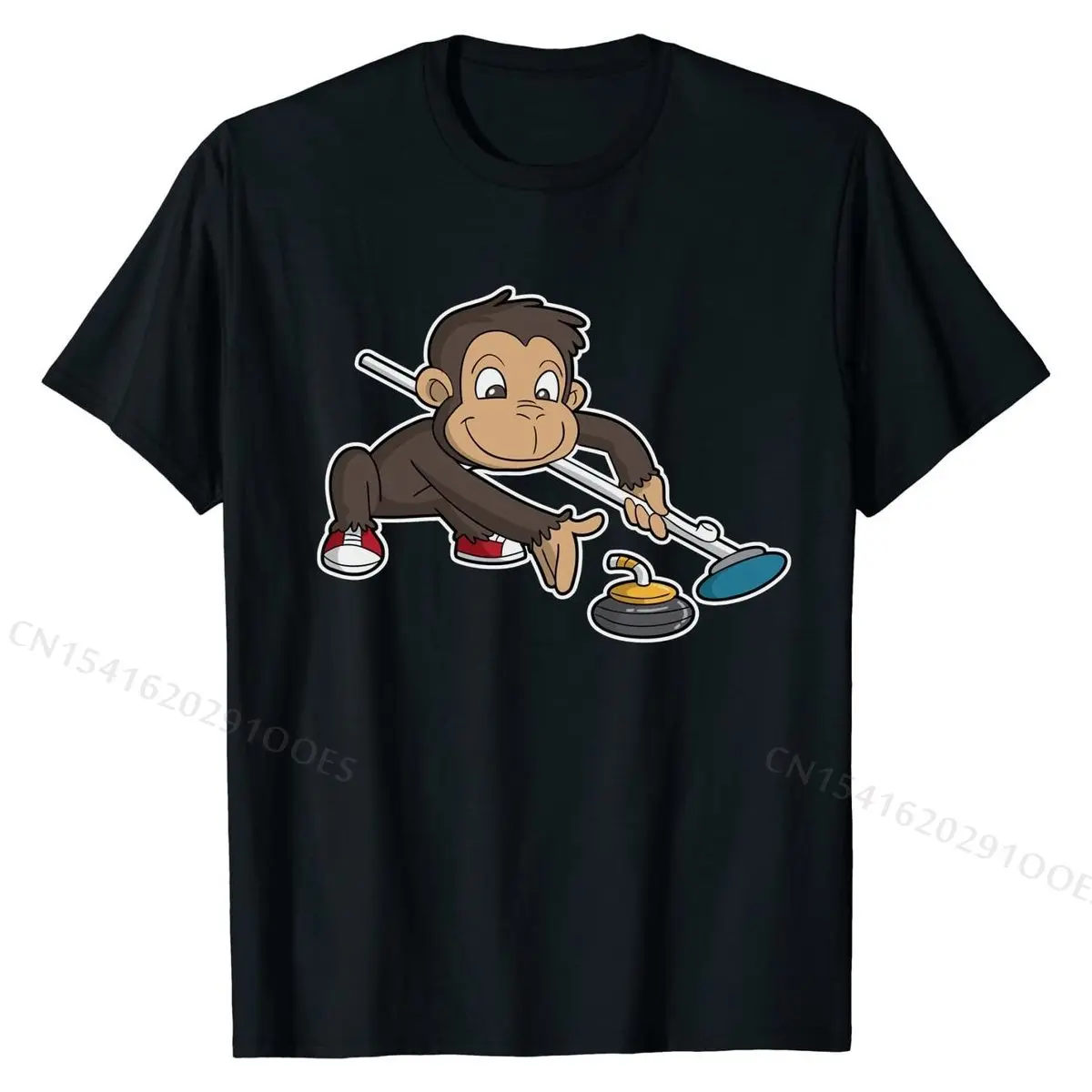Крутящаяся рубашка с обезьянами футболки для вечерние хлопковый Молодежный топ