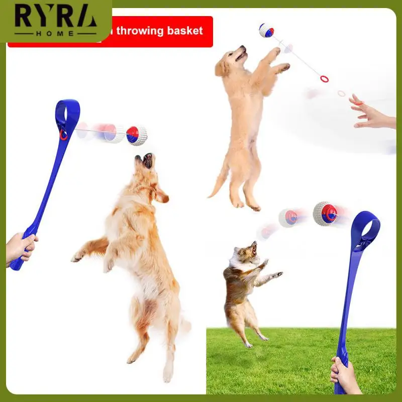 

Игрушка для бросания домашних питомцев, учебное устройство для бросания мячей, многофункциональная Интерактивная телескопическая веревка для животных, игрушка для моляров