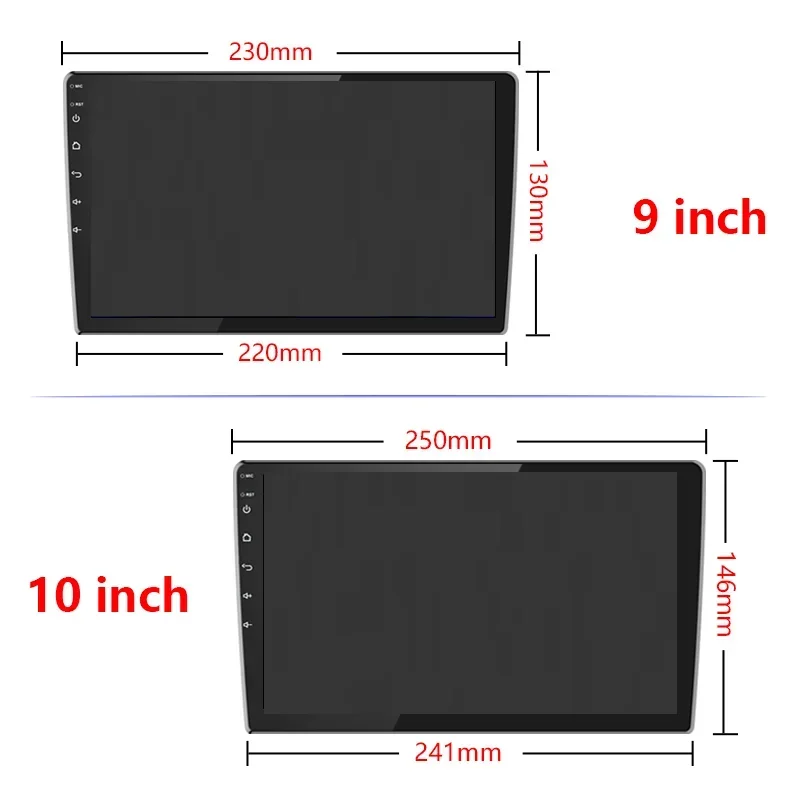 Srnubi SSR 9 10-дюймовый универсальный Android 12 Carplay Автомобильный радиоприемник