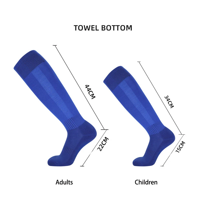 Professional Sports Socks children's men's Towel Bottom Long Socks men's Soccer Socks non-slip knee-length Socks Men Futbol