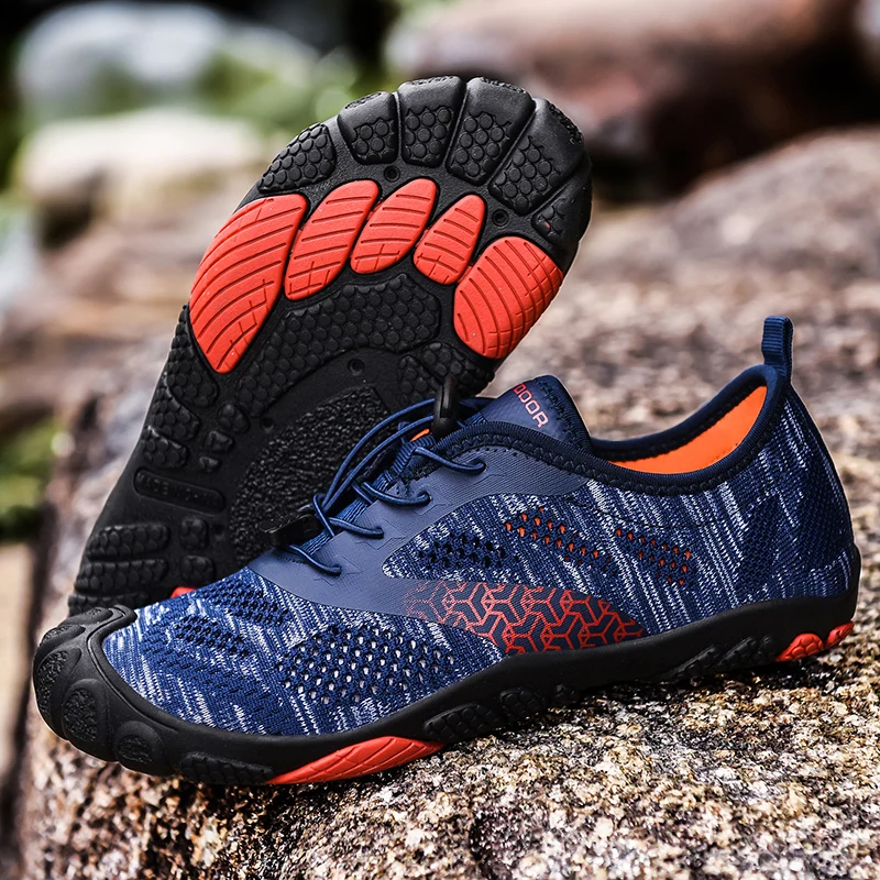 

Men Women Comfortable Breathable Upstream Aqua Shoes Quick Dry Nonslip Barefoot Beach Surfing Water Shoes Trekking Wading Shoes
