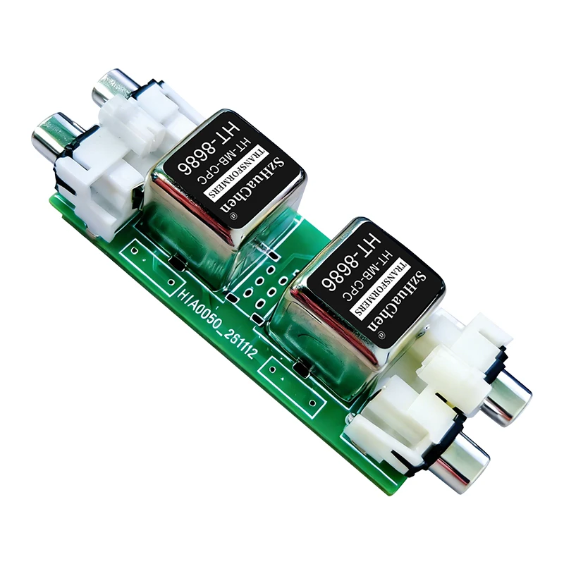 Фото Пассивный аудиоизолятор RCA HT-8686 с двумя каналами, устраняющий шум и помехи, с изоляцией заземляющего контура для студийного звука и акустических систем №2