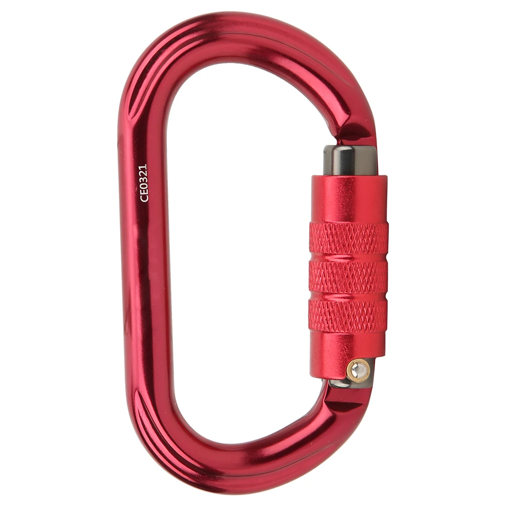 

Outdoor Rock Climbing Symmetric Main Lock O Type Automatic Lock Safety Buckle Mountaineering Carabiner