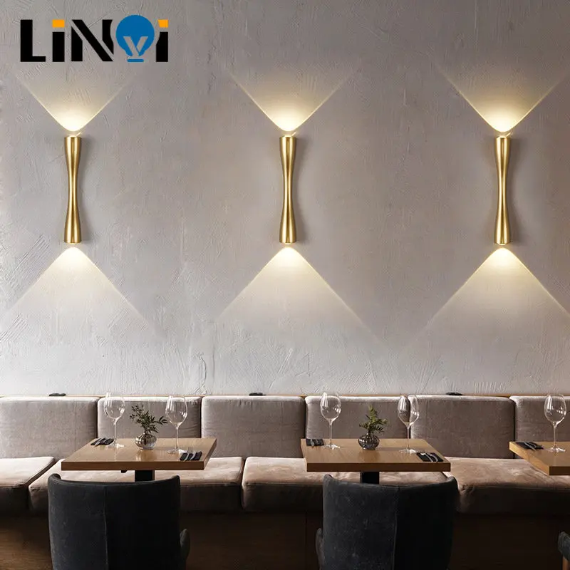 

Modern Minimalist Wall Lamp Waterproof Outdoor Lighting Up Down Light Indoor Led Wall Light Living Room Hotel Bedroom Night Lamp