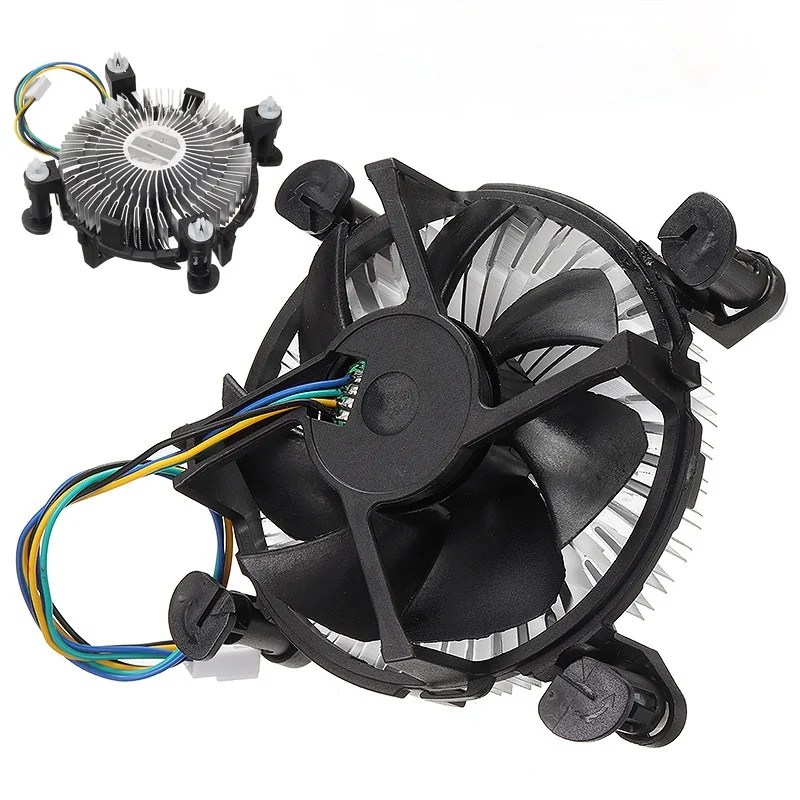 Computer CPU Fan Cooler Heatsink Original Aluminum Core E97379-001 2400RPM Fans Speed for Intel 1156/1155/1151/775