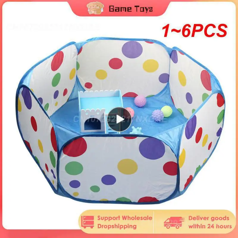 

1~6PCS Children Ball Pool Tent Foldable Shootable Ball Pit Play Tent Easy Clean Durable Parent-Child Interaction for Kids