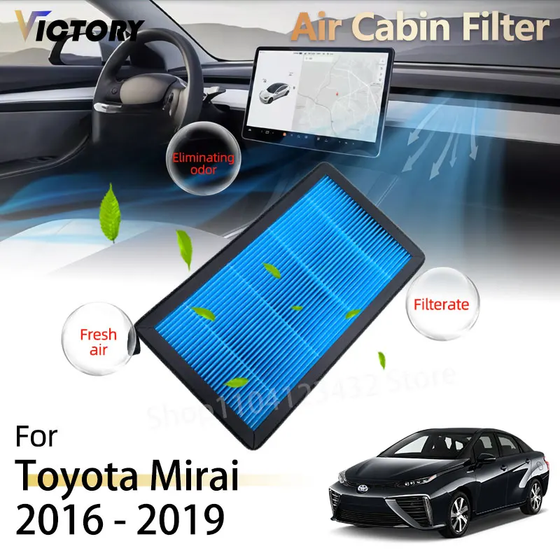 1x HEPA фильтр салона кондиционера для Toyota Mirai JPD10 2016 2017 2018 2019 аксессуары 87139-02020 87139-02090