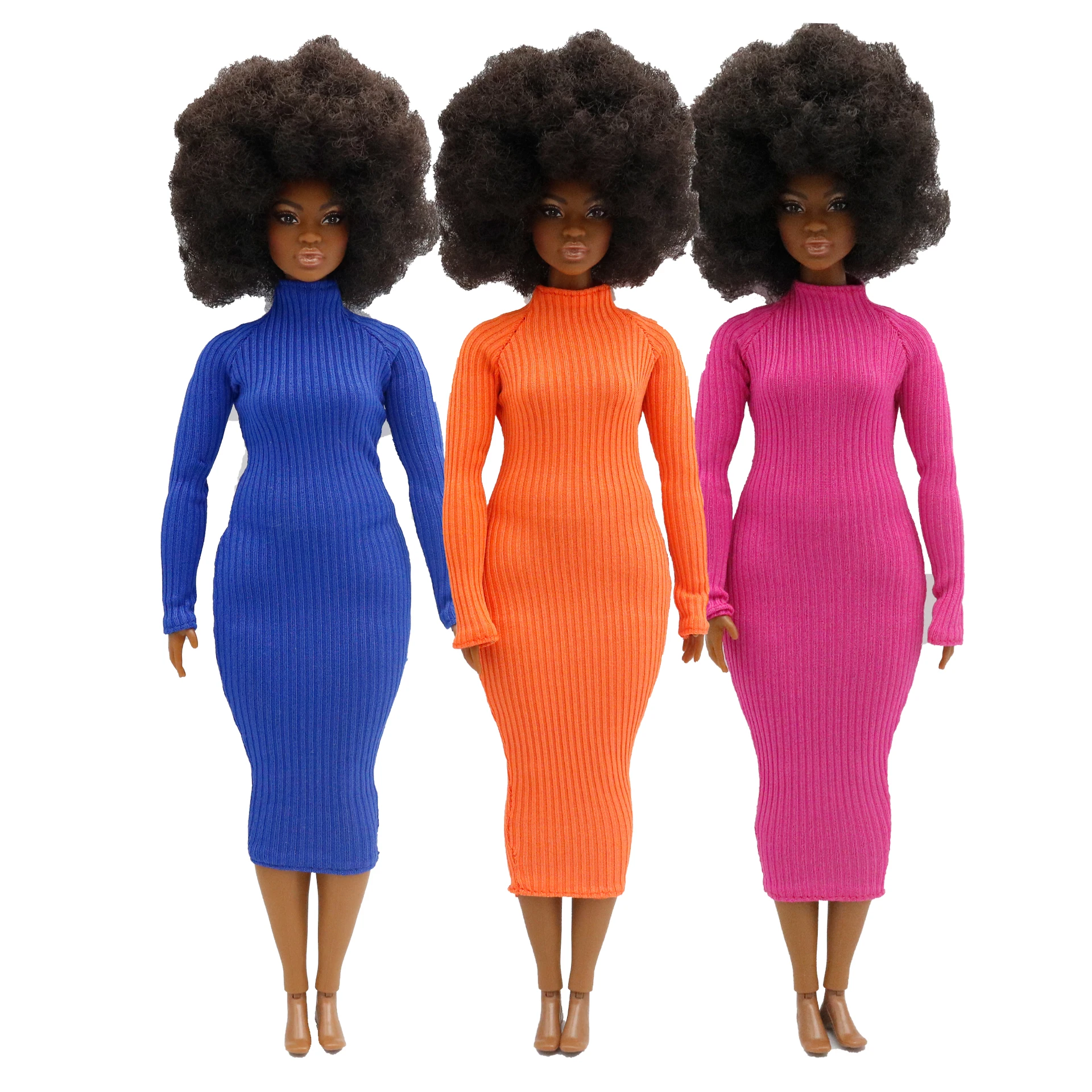 Эластичное длинное платье-макси 30 см