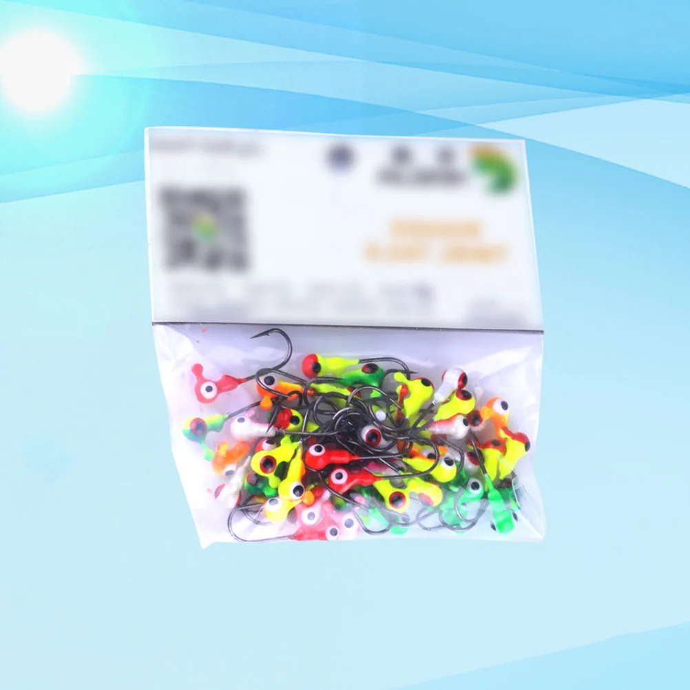 

50pcs Jig Head Head Hook Barbed Hook Carp Lure Hook Tackle