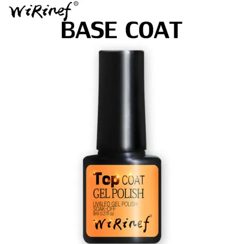 Прозрачное верхнее и Базовое покрытие полуперманентное замачивание