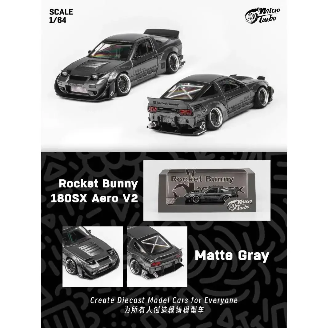 В наличии MicroTurbo 1:64 180 SX Rocket Rabbit из матового ясеня сплава