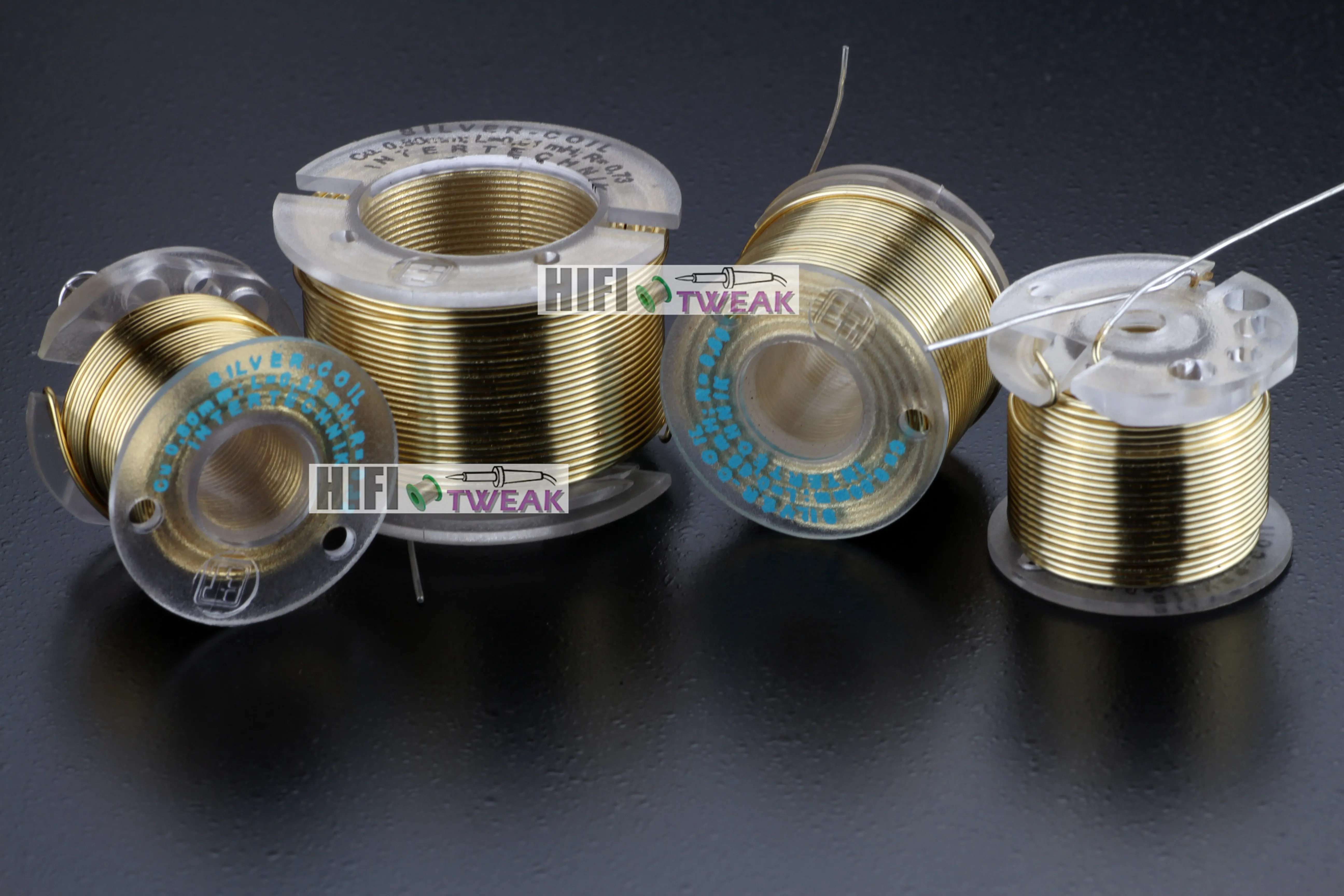 

Два индуктора Intertechnik (Audyn) серебро 0,8 мм