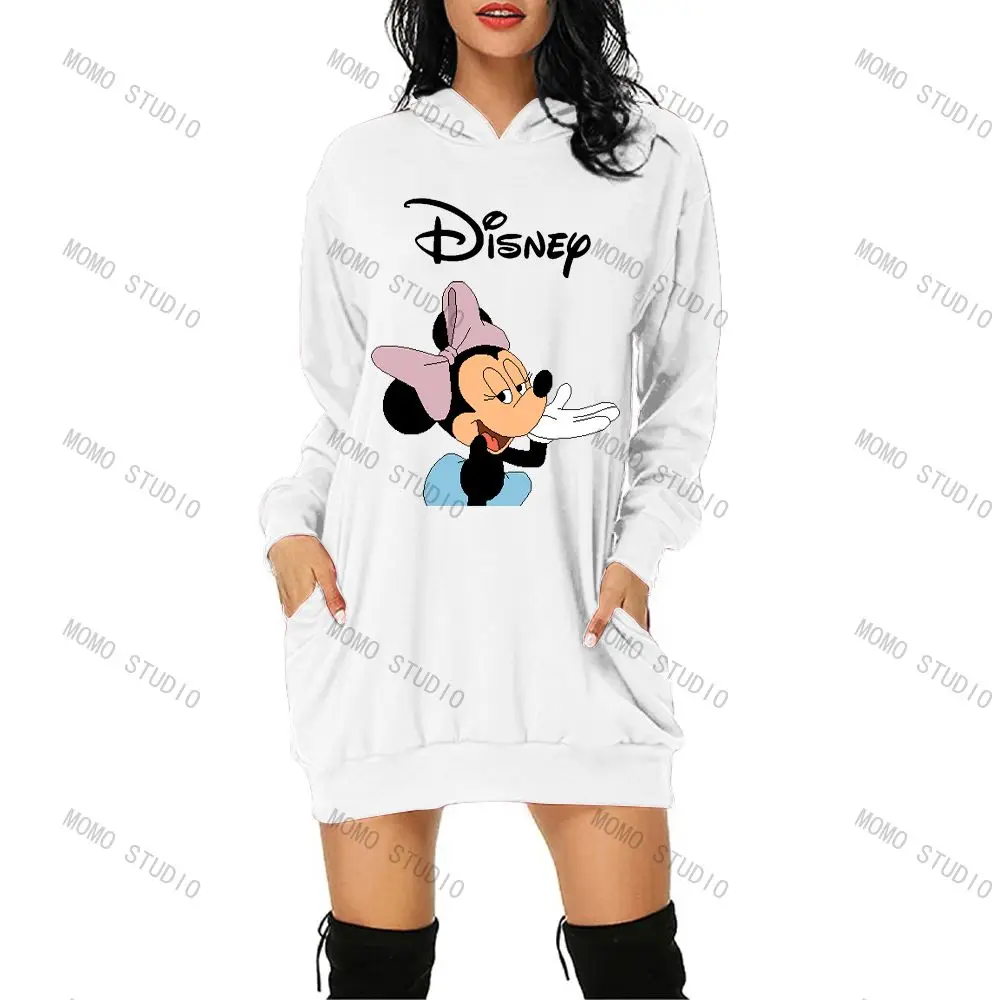 

Одежда Disney Rave, Микки кавайная женская одежда Минни Маус, мультяшная Женская одежда с капюшоном, женская одежда 2022, последняя мода, сексуальн...
