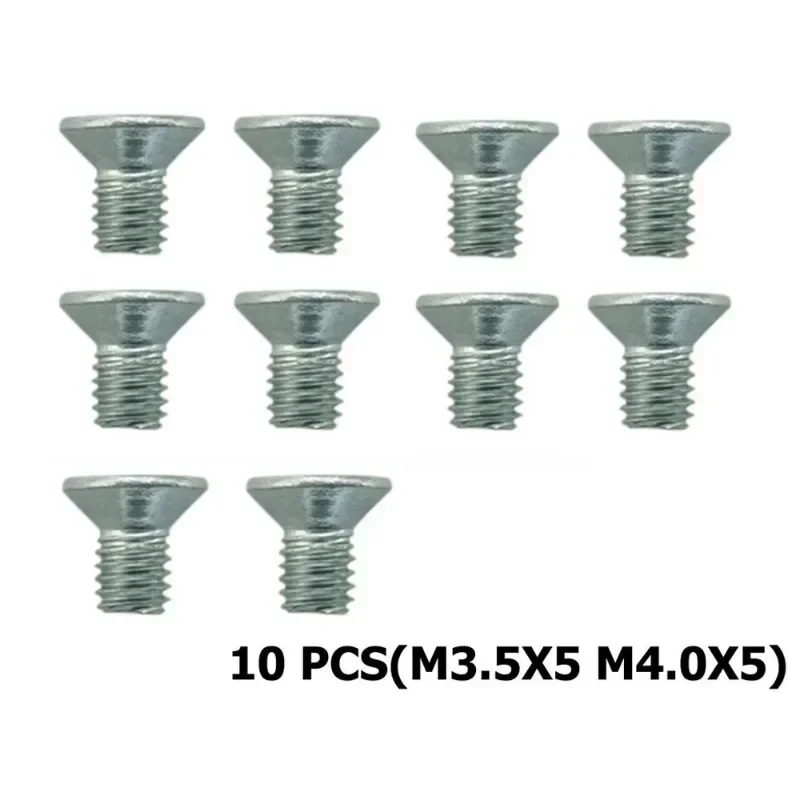 10/50/100 шт. набор винтов с плоской головкой никелированные крестообразные винты