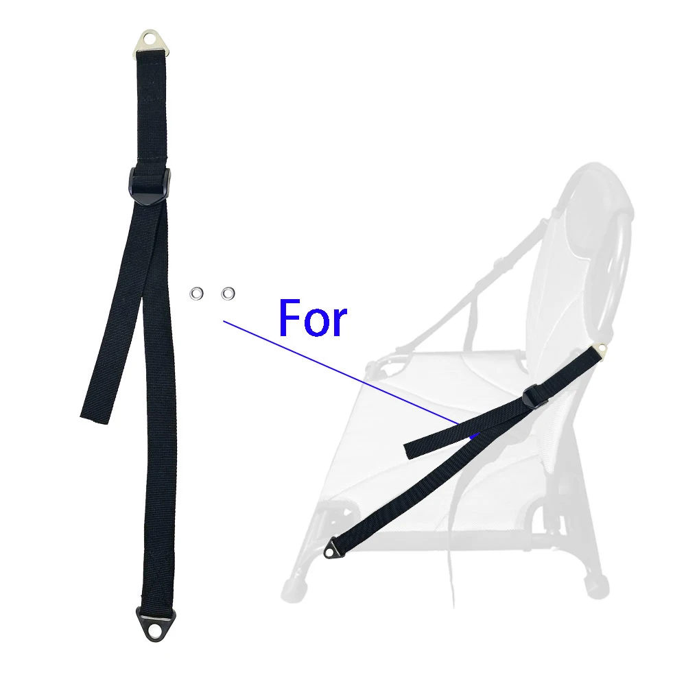 

Universal Kayak Canoe Dinghy Sit on Chair Adjust Strap Boat Fishing Folding Seats Back Strap Webbing Buckle Support Assembly