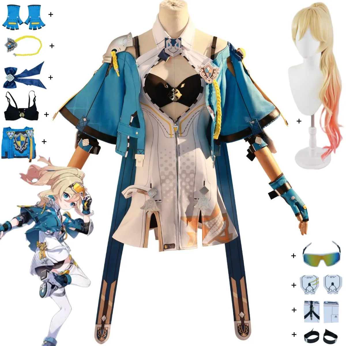 Игра Honkai Impact 3 Bianka Ataegina карнавальный костюм шикарная дюрандальная детская форма