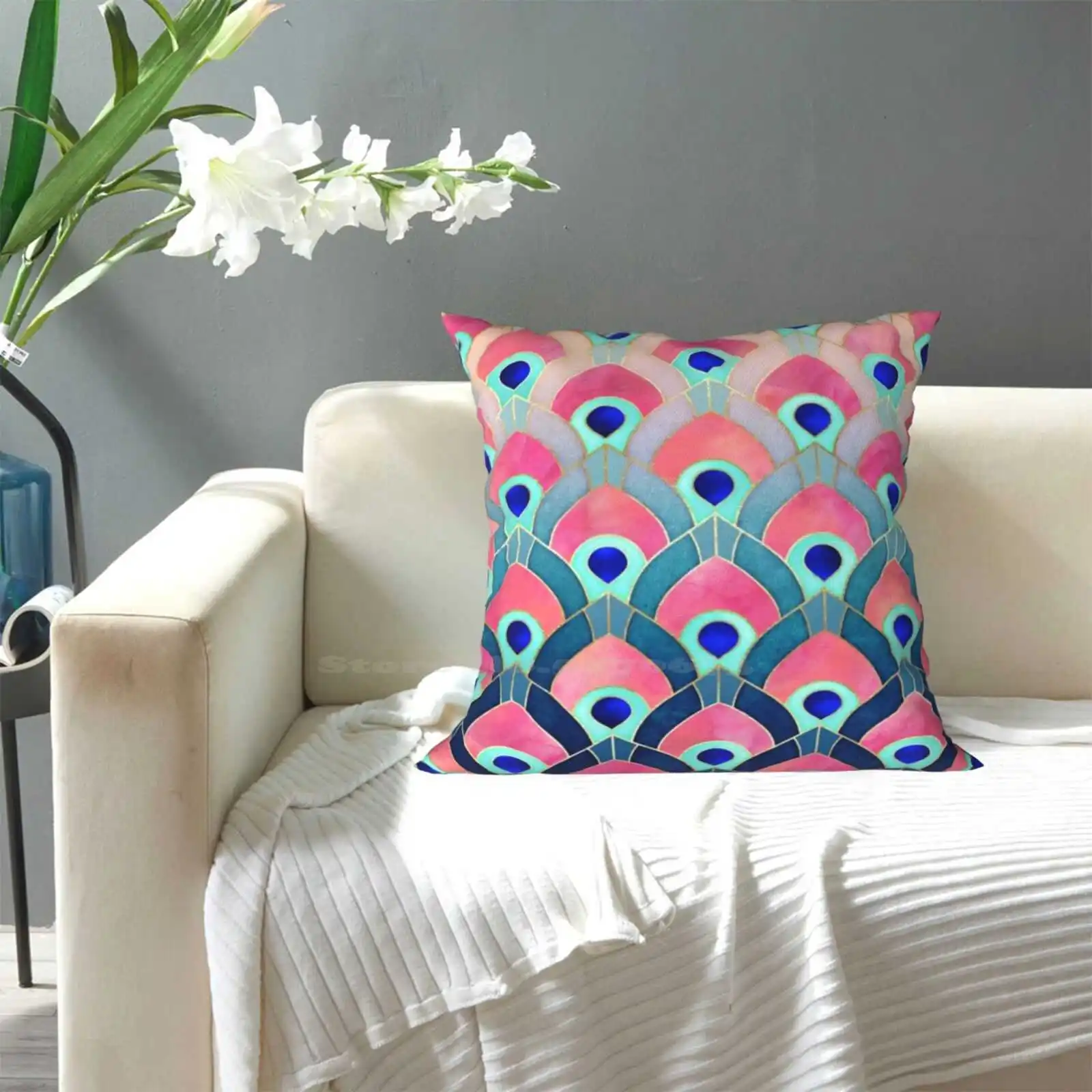 Наволочка Feathered 1 из полиэстера |