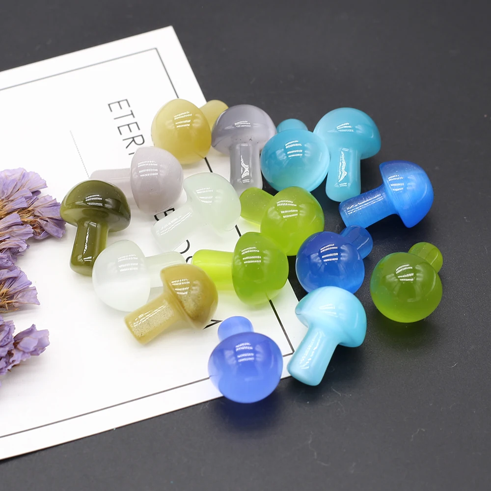 4 шт. подвеска из натурального камня в форме гриба | Украшения и аксессуары