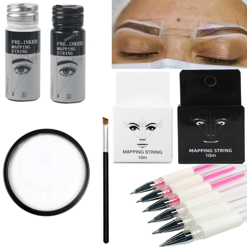 

Микроблейдинг, татуаж бровей, маркер, ручка, крем для бровей, линейка для бровей, коробка с чернилами, татуаж, позиционирование бровей, губ, инструменты для татуажа