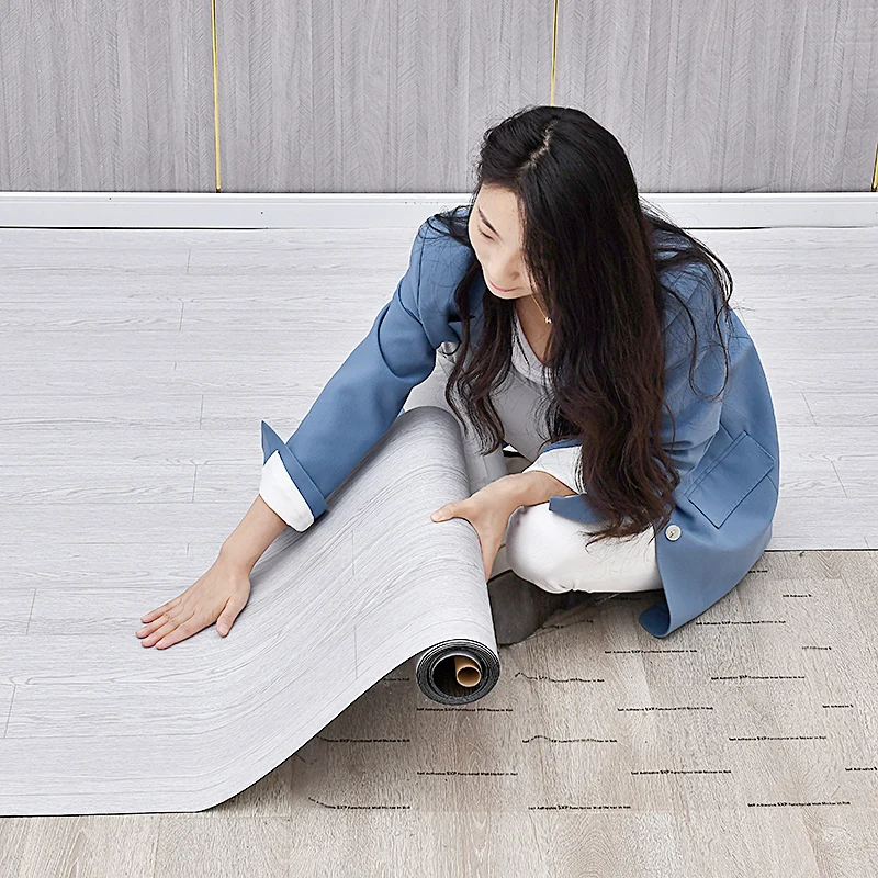 

Modern Style Thicken Wood Grain Floor Stickers Self Adhesive Waterproof Anti Slip Wear-resistant Living Room Decor Floor Sticker