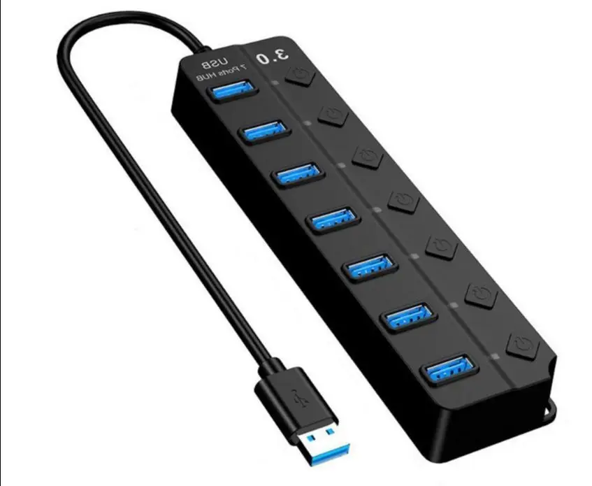 

Высокоскоростной мини-концентратор с 4 портами USB 2,0, адаптер для устройств USB 2,0