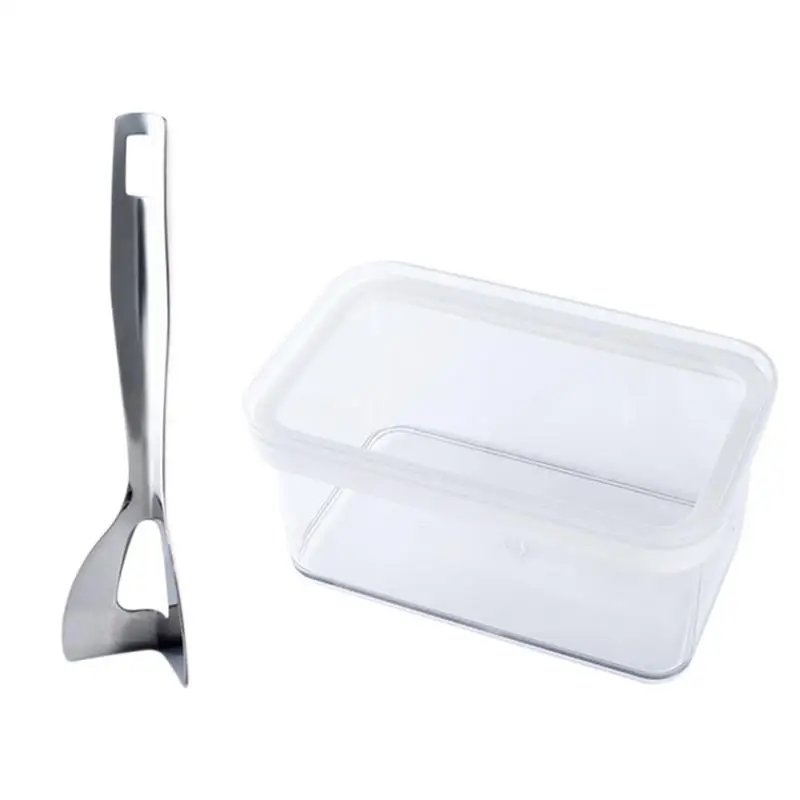 

Butter Case With Cutter Transparent Butter Box With Cutter Sealing Butter Box Countertop Butter Holder With Cutter Food Storage