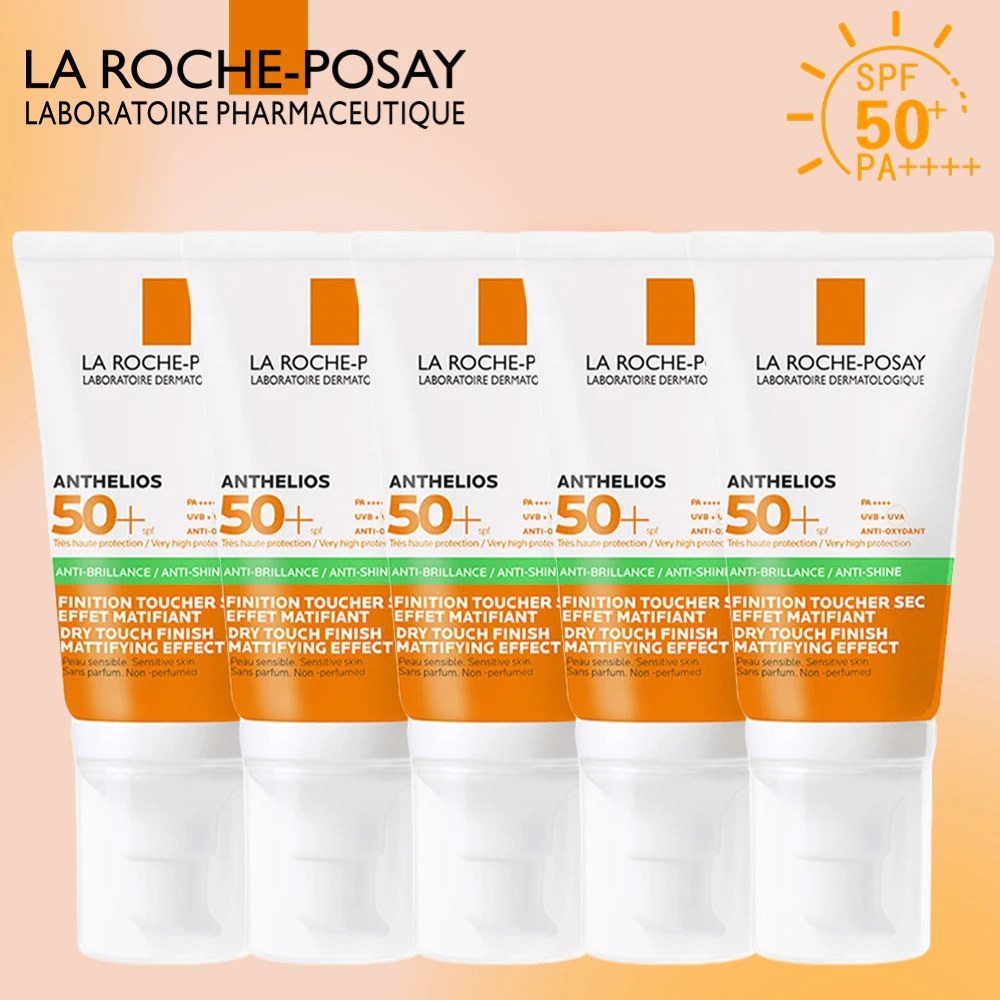 

5PCS Original La Roche Posay Anthelios 50ml SPF50+ Sunscreen UV Protection Refreshing and Non-greasy Suitable for Oily Skin Care