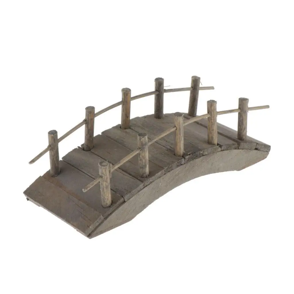 

Miniature Garden Furniture Bridge Made of Wood /12 Dollhouse