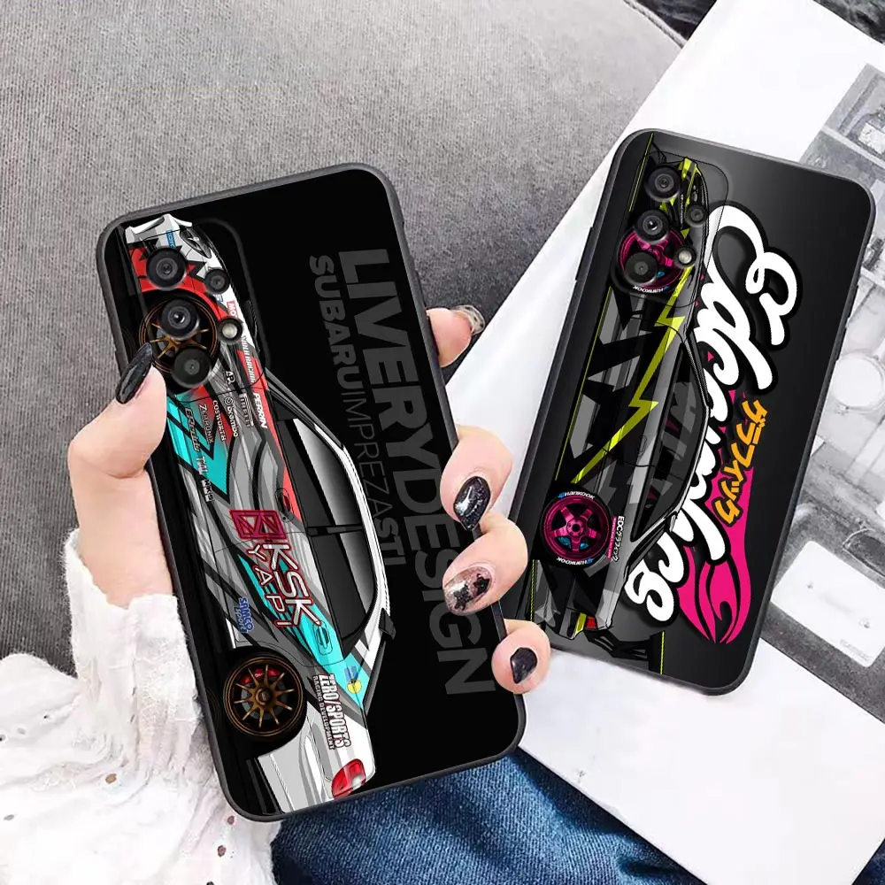 

Drift Sports Car Japan Tokyo JDM Case For Samsung A72 A52 A32 A02s A12 A42 A71 A51 A31 A21 A11 A01 A02 A03 5G 4G Silicone Cover